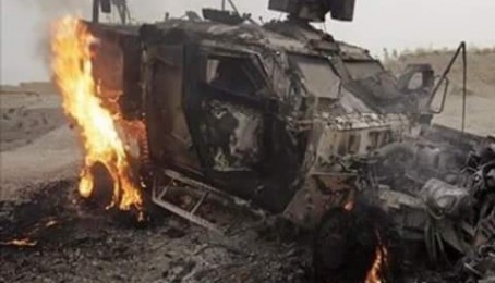 کاپیسا: تګاب کې ټانګ ویجاړ، ۸ تنه پولیس ووژ ل شول