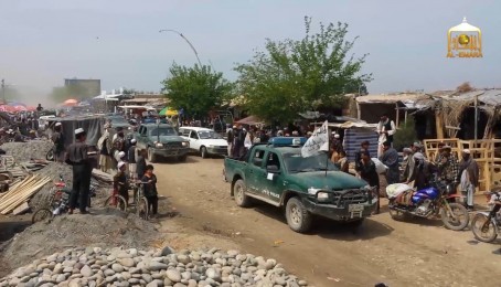 د اسلامي امارت د مجاهدينو د پوځي اکمالاتو د مسؤول تسليت او بيعت