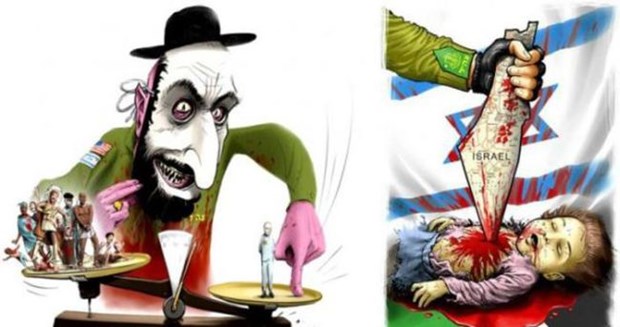 دفرانسې دبیان ازادي، داسرائیلو ضد کاريکاتوریست ونیول شو